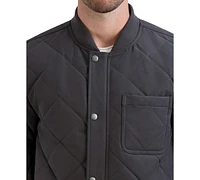 Cole Haan Men's Diamond Quilted Rain Jacket