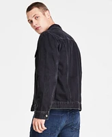 Calvin Klein Men's Tinted Stone Wash Trucker Jacket