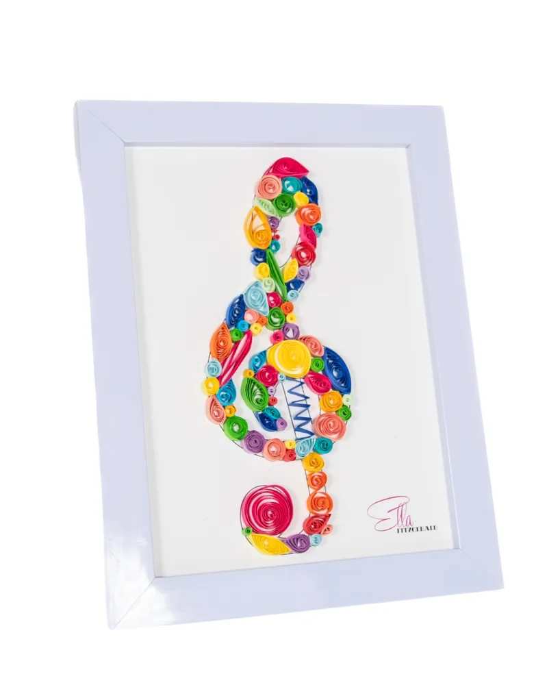 Kids Crafts Believe Like Ella- Paper Quilling Music Note Craft Kit