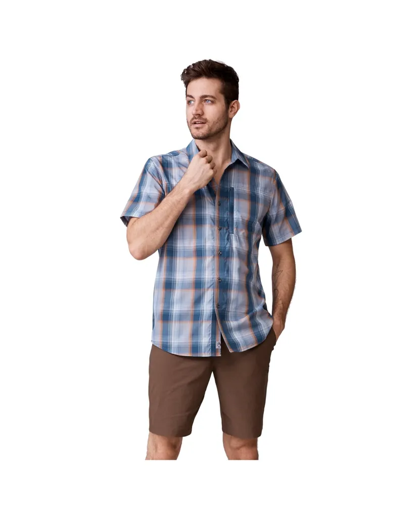 Free Country Men's Excursion Short Sleeve Poplin Shirt