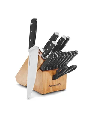 Calphalon Classic Stainless Steel Microbial-Resistant Self-Sharpening 15-Piece Cutlery Set
