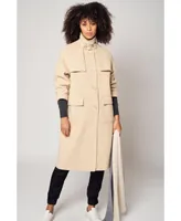 Bellemere Women's Beige Wool Coat