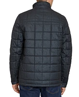 Sam Edelman Men's Box-Quilted Stand-Collar Puffer Jacket