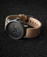 Mvmt Men's Chrono Sandstone Leather Strap Watch 45mm