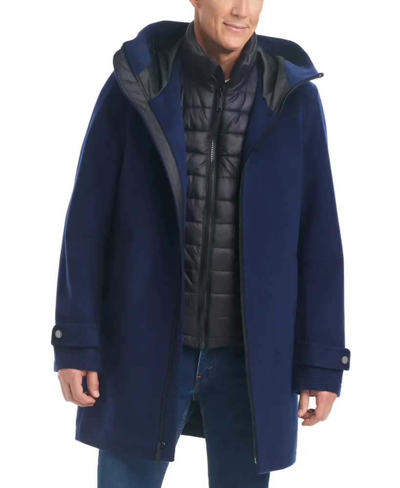 Vince Camuto Men's Three-in-One Wool Coat