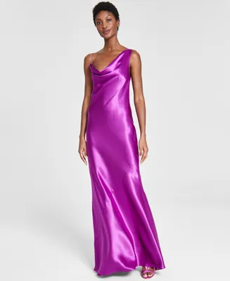 Adrianna by Papell Women's Satin Column Gown