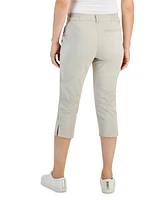 Style & Co Women's Mid-Rise Comfort Waist Capri Pants, 2-24W, Created for Macy's