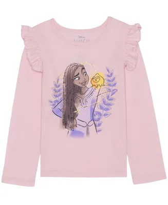 Disney Little Girls Wish You and I Star Long Sleeve Top