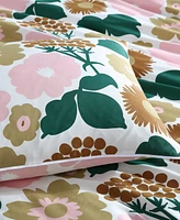 Marimekko Pieni Kukkatori Cotton 3 Piece Duvet Cover Set