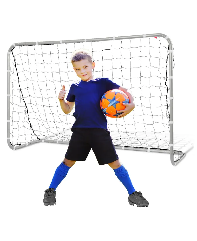 Net Playz Backyard Soccer Goal, Metal Soccer Goal, 6' x 4'