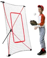 Net Playz Baseball Net, Kids Training Net, Pitch Back, Fielding Practice, Rebound, Throwing Return Exercise, Youth Sport Gifts, Softball Equipment Gea