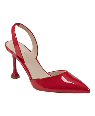 Marc Fisher Women's Hadya Pointy Toe Stiletto Slingback Pumps