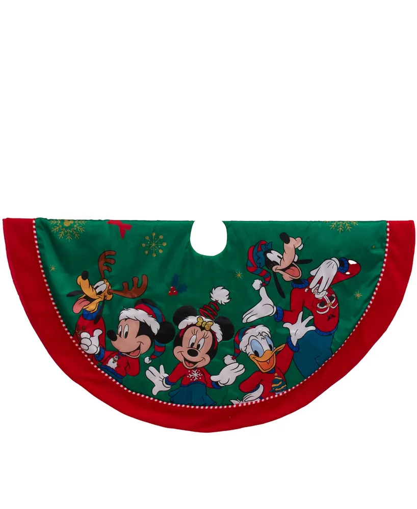 Kurt Adler 48" Disney Mickey and Friends Tree Skirt