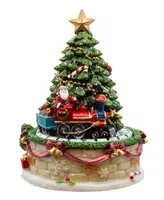 Kurt Adler 6" Christmas Tree Revolving Music Box