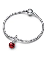 Pandora Mixed Stone Red Ladybird Dangle Charm