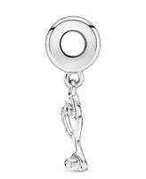 Pandora Cubic Zirconia Stethoscope Heart Dangle Charm