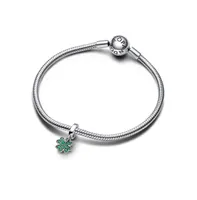 Pandora Crystals Four Leaf Clover Dangle Charm