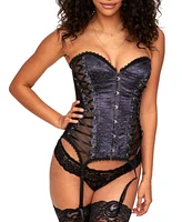 Aurora Women's Boned Corset & Thong Set