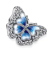 Pandora Cubic Zirconia Blue Butterfly Sparkling Charm