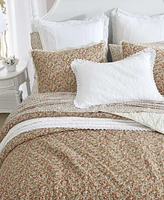Laura Ashley Loves ton Cotton Reversible 3-Piece Quilt Set
