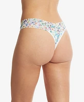 Hanky Panky Printed Supima Cotton Original Rise Thong Underwear