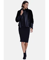 Women's Fashion Jacket, Nappa Black