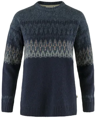 Fjallraven Women's Ovik Path Wool Jacquard-Knitted Sweater