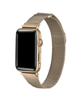 Posh Tech Unisex Skinny Infinity Stainless Steel Mesh Band for Apple Watch Size- 42mm, 44mm, 45mm, 49mm