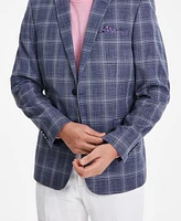 Nick Graham Men's Slim-Fit Stretch Patterned Sport Coats