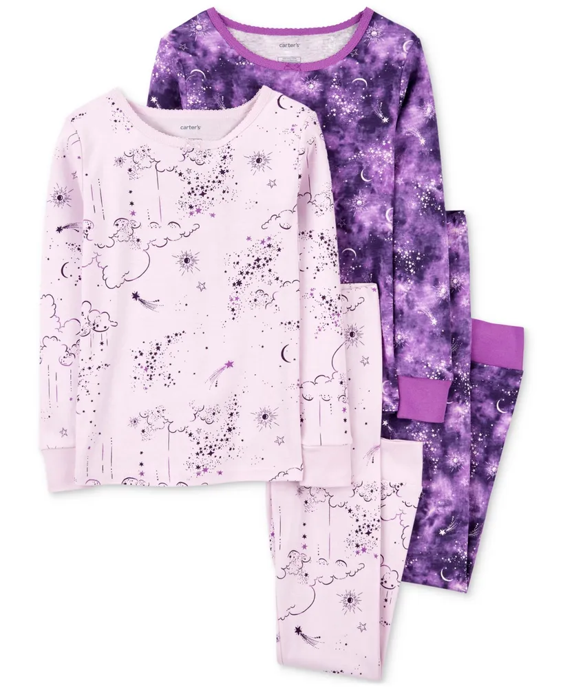 Carter's Infant Girls' Floral 100% Snug Fit Cotton Footie PJs