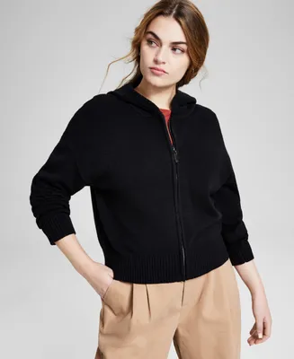 And Now This Women's Full-Zip Hoodie Sweater, Created for Macy's