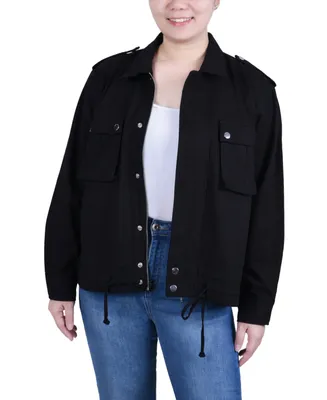 Ny Collection Women's Long Sleeve Twill Jacket
