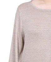 Ny Collection Women's Long Sleeve Tunic Top