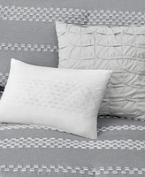 Madison Park Drew Clipped Jacquard 5-Pc. Comforter Set