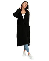 Women Belle & Bloom Born To Run Sustainable Sweater Coat