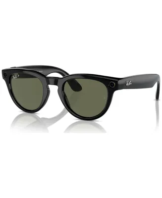 Ray-Ban Unisex Ray-Ban Meta Headliner Polarized Smart Glasses, RW4009