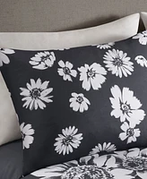 Closeout! Intelligent Design Maude Floral Reversible Piece Comforter Set