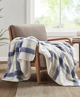 Woolrich Bloomington Faux Mohair to Sherpa Throw, 50" x 60"