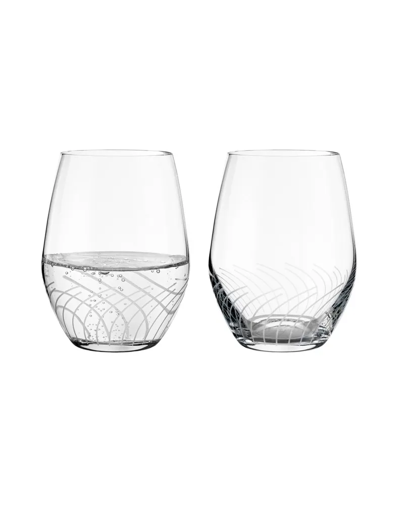 Rosendahl Holmegaard Cabernet Lines 8.5 oz Tumblers, Set of 2