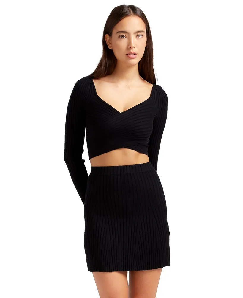 Women Belle & Bloom C'est Knit Mini Skirt