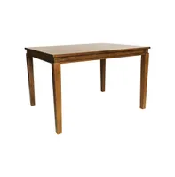 Merrick Lane Hayden Wooden Dining Table With Tapered Legs