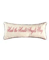 C&F Home Hark The Herald 10" x 24" Embroidered Small Petite Throw Pillow