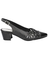 Easy Street Women's Bizzy Buckle Slingback Pumps