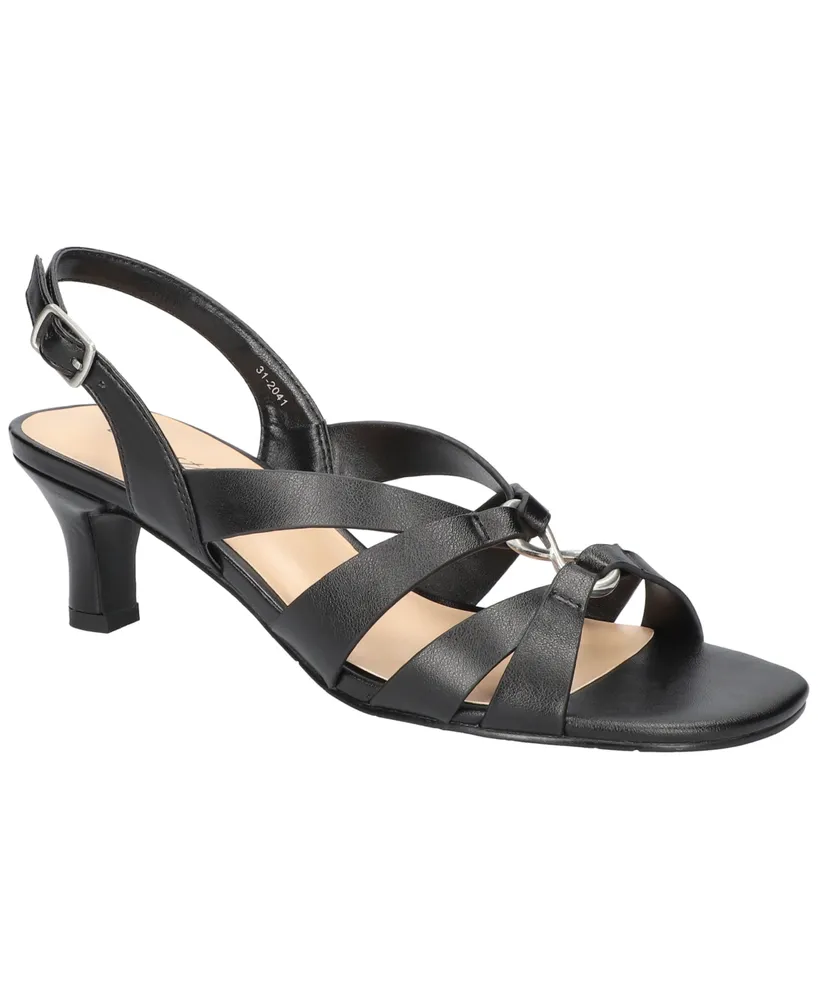 Easy Street Women's Zazie Buckle Heeled Sandals