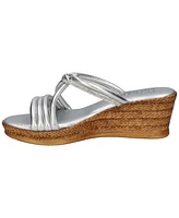 Easy Street Women's Elvera Slip-On Wedge Sandals