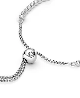 Pandora Cubic Zirconia Sparkling Slider Tennis Bracelet