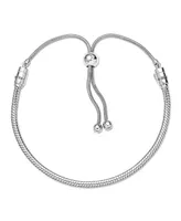 Pandora Moments Cubic Zirconia Snake Chain Slider Bracelet
