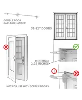 Double Door Garland Hanger, 52-82"