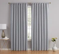 Hlc.Me Franklin Moroccan 100 Complete Blackout Thermal Insulated Energy Savings Heat Cold Blocking Back Tab Rod Pocket Curtain Drapery For Bedroom Living Room 2 Panels