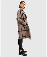 Belle & Bloom Women's Publisher Double-Breasted Wool Blend Coat